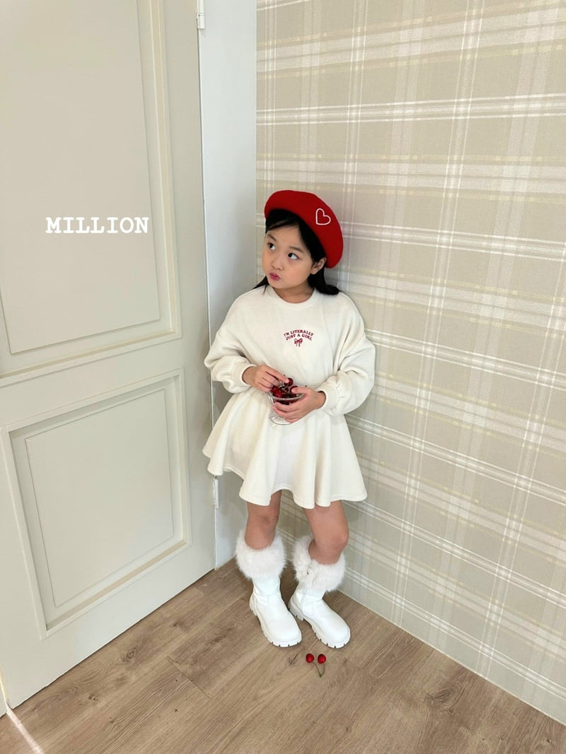 Million Dollar Baby - Korean Children Fashion - #kidsshorts - Berry Sweatshirts