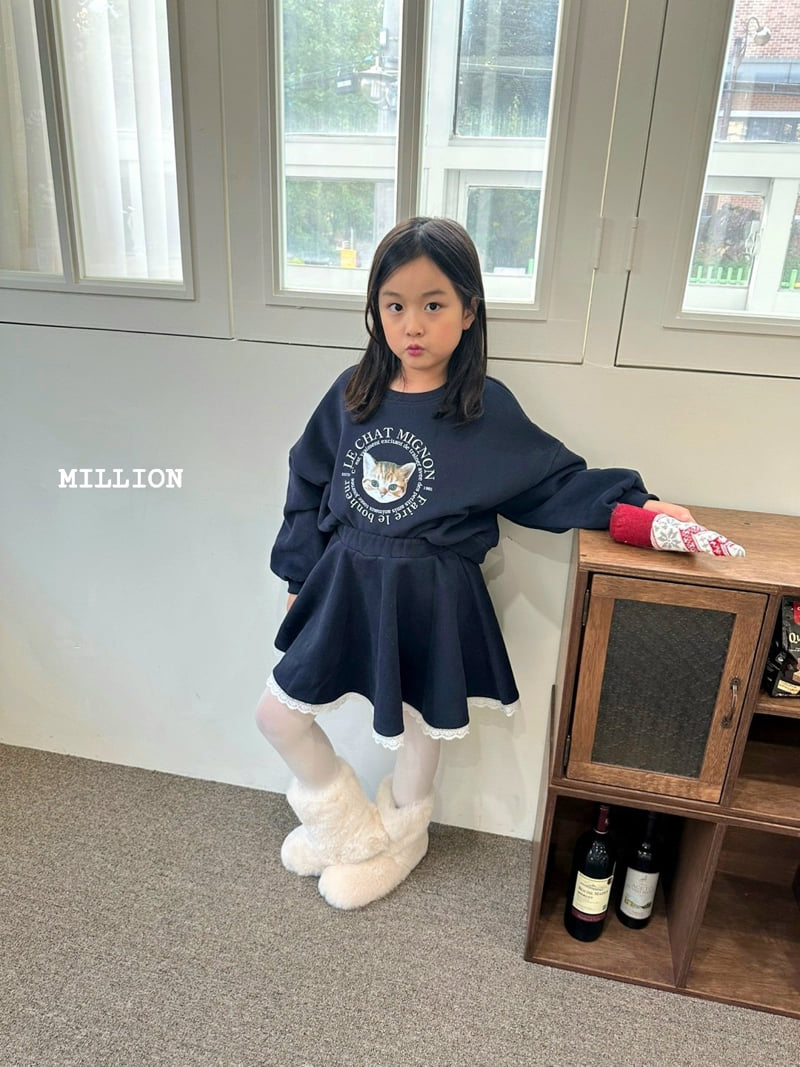 Million Dollar Baby - Korean Children Fashion - #kidsstore - Cat Warrior Sweatshirts - 9