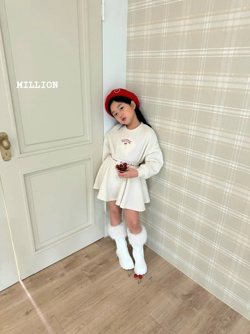 Million Dollar Baby - Korean Children Fashion - #kidzfashiontrend - Berry Sweatshirts - 3