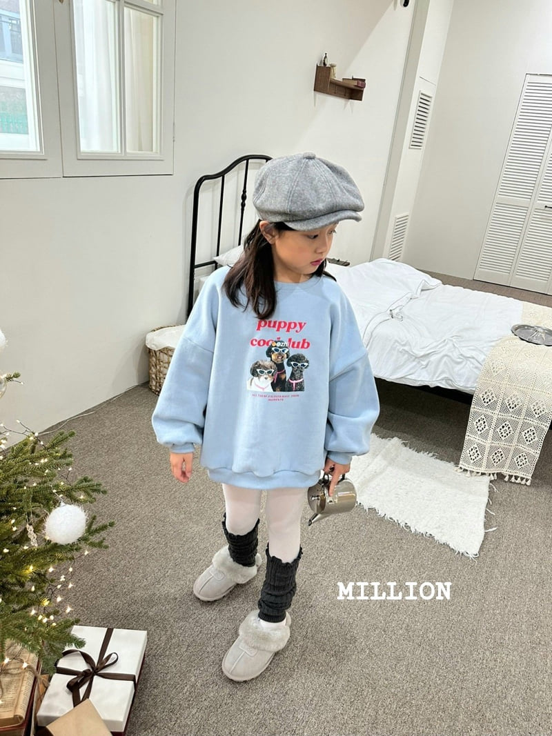 Million Dollar Baby - Korean Children Fashion - #stylishchildhood - Puppy Sweatshirts