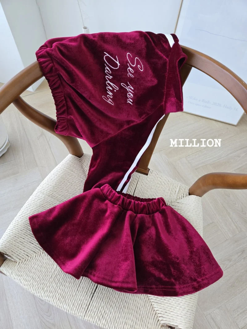 Million Dollar Baby - Korean Children Fashion - #stylishchildhood - Velvet Anorak Set - 9