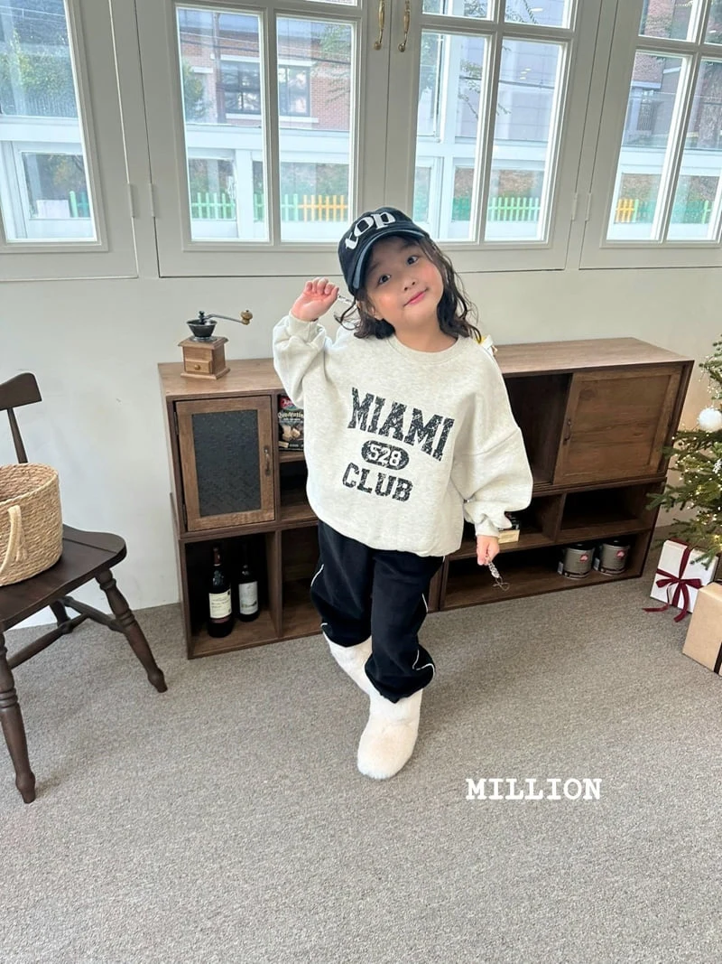 Million Dollar Baby - Korean Children Fashion - #todddlerfashion - Miami Sweatshirts - 10