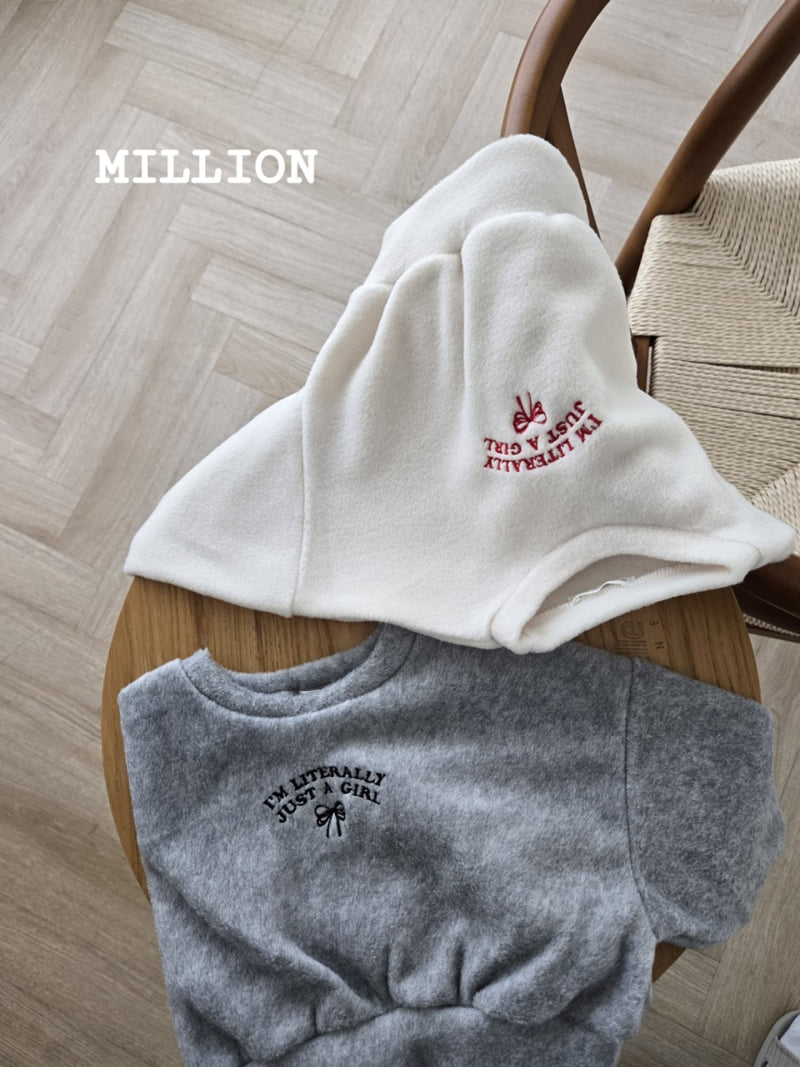 Million Dollar Baby - Korean Children Fashion - #todddlerfashion - Berry Sweatshirts - 9