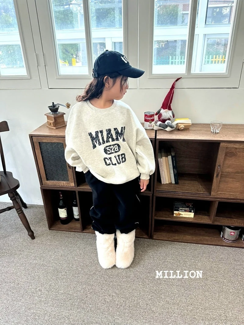 Million Dollar Baby - Korean Children Fashion - #toddlerclothing - Miami Sweatshirts - 11