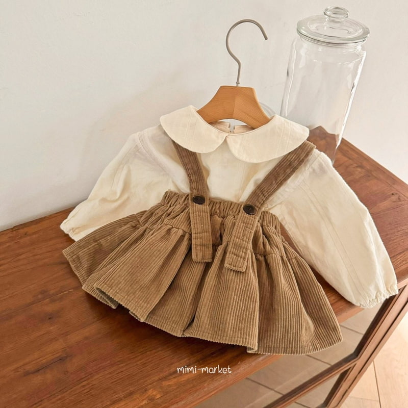 Mimi Market - Korean Baby Fashion - #babyboutique - Corduroy Cancan Skirt - 8