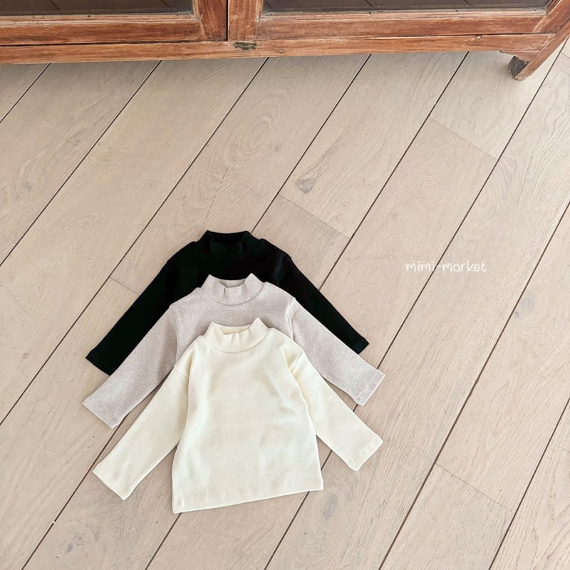 Mimi Market - Korean Baby Fashion - #babyboutique - Peach Turtleneck