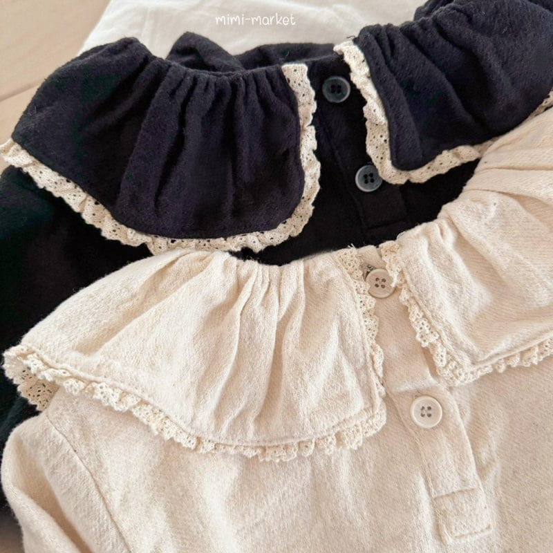 Mimi Market - Korean Baby Fashion - #babyboutiqueclothing - Lace Blouse