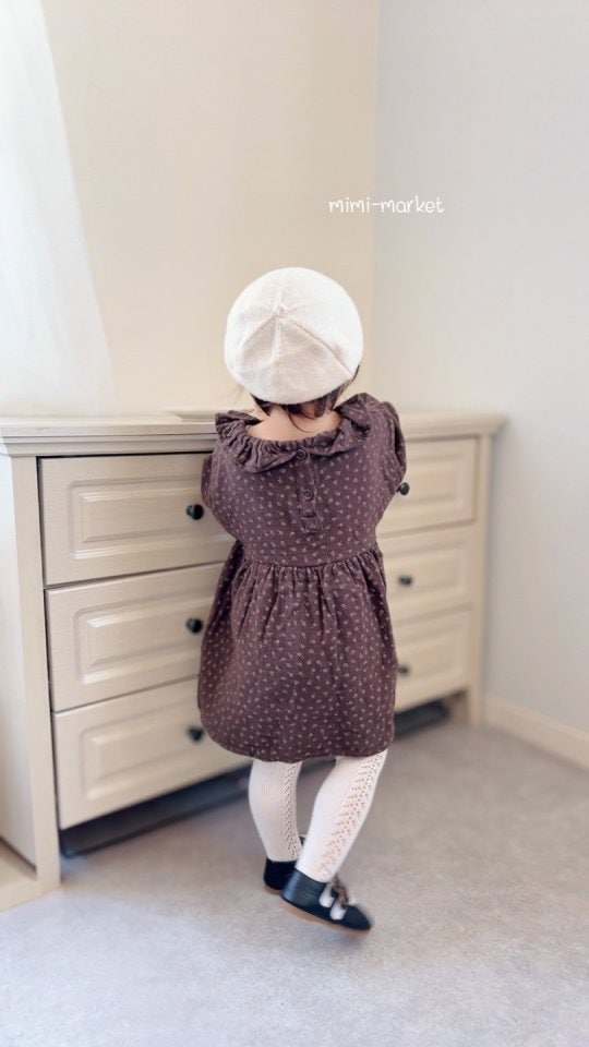 Mimi Market - Korean Baby Fashion - #babyclothing - Jeanne Flower Dress - 8