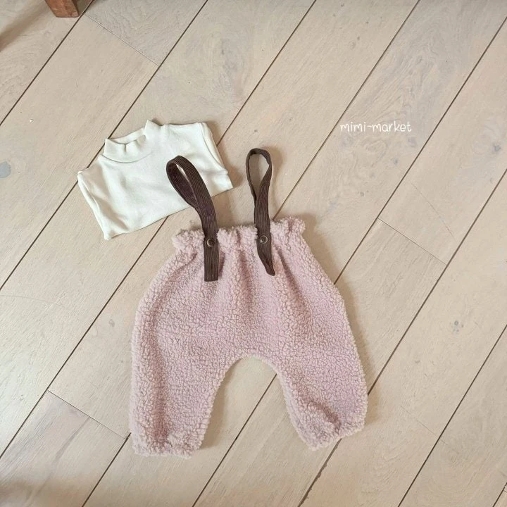 Mimi Market - Korean Baby Fashion - #babyfashion - Poodle Suspenders Pants - 3