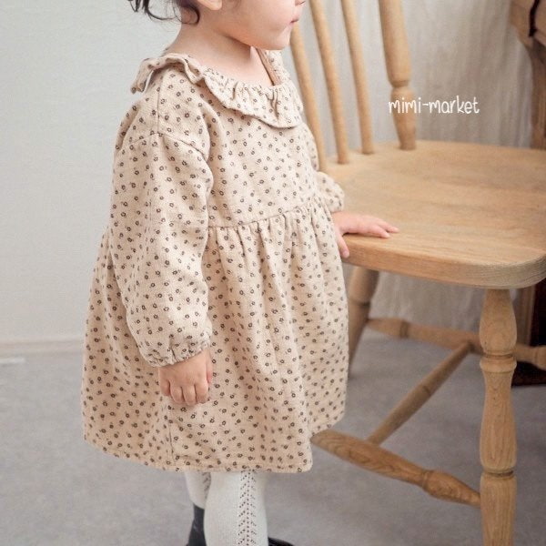 Mimi Market - Korean Baby Fashion - #babyfever - Jeanne Flower Dress - 10