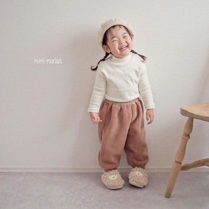 Mimi Market - Korean Baby Fashion - #babyfever - Peach Turtleneck - 6