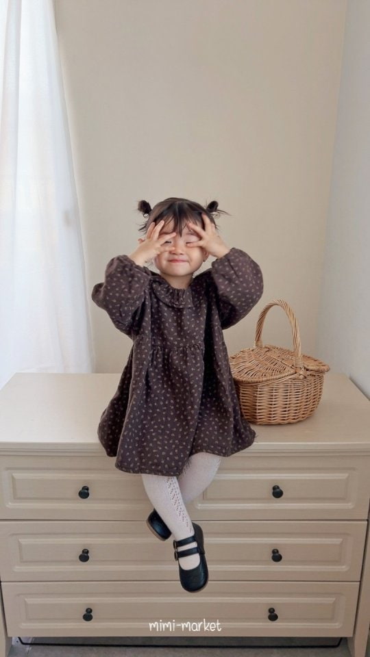 Mimi Market - Korean Baby Fashion - #babylifestyle - Jeanne Flower Dress - 12