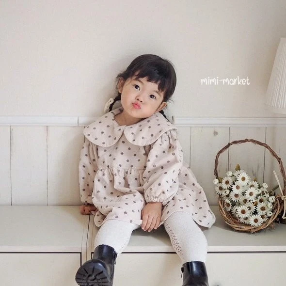 Mimi Market - Korean Baby Fashion - #babylifestyle - Pattern One-piece - 7