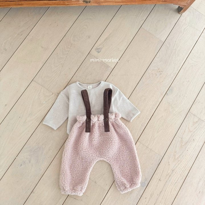 Mimi Market - Korean Baby Fashion - #babylifestyle - Poodle Suspenders Pants - 6