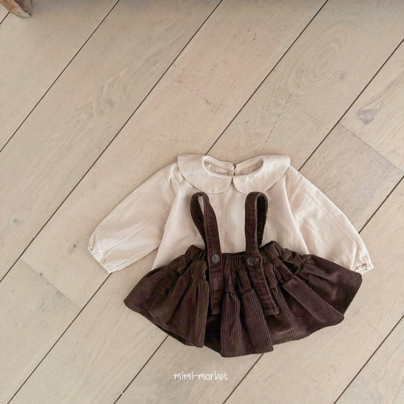 Mimi Market - Korean Baby Fashion - #babyoutfit - Corduroy Cancan Skirt - 4