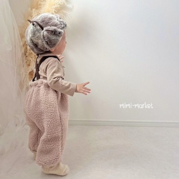 Mimi Market - Korean Baby Fashion - #babywear - Poodle Suspenders Pants - 11