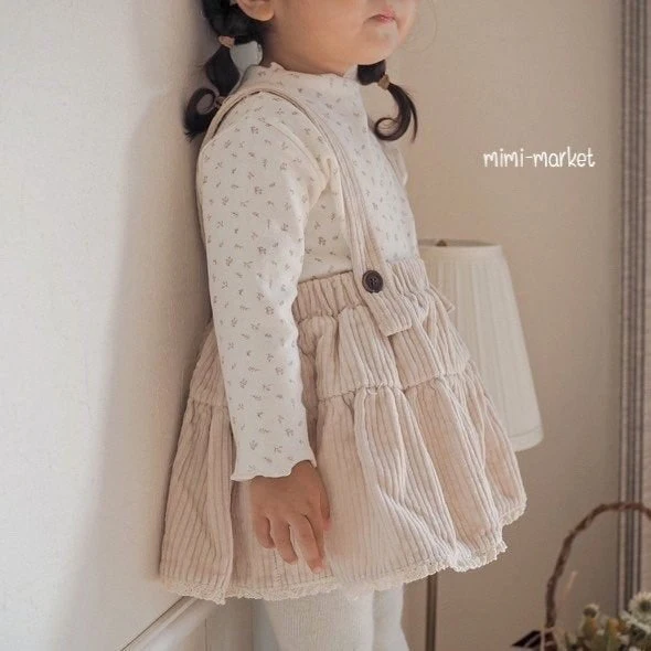 Mimi Market - Korean Baby Fashion - #babywear - Bebe Suspenders Skirt - 7