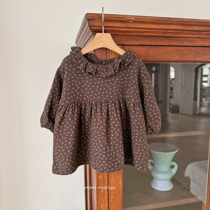 Mimi Market - Korean Baby Fashion - #smilingbaby - Jeanne Flower Dress - 5