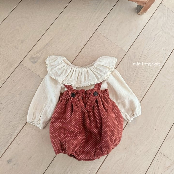 Mimi Market - Korean Baby Fashion - #onlinebabyshop - Ian Bloomer Overalls - 4