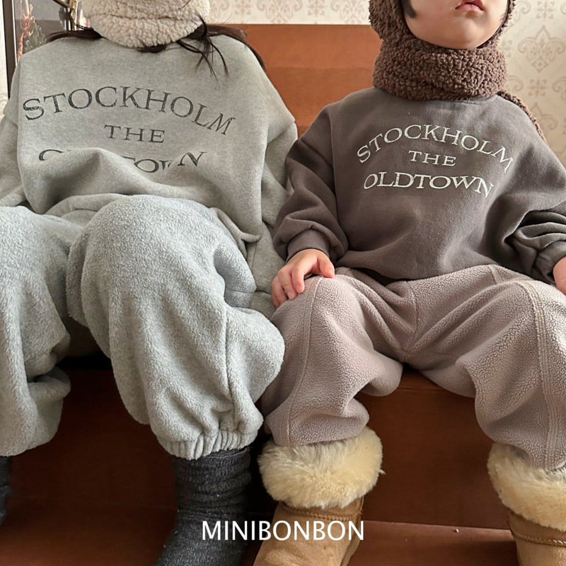 Mini Bongbong - Korean Children Fashion - #Kfashion4kids - Old Town Sweatshirt (with Mom) - 2