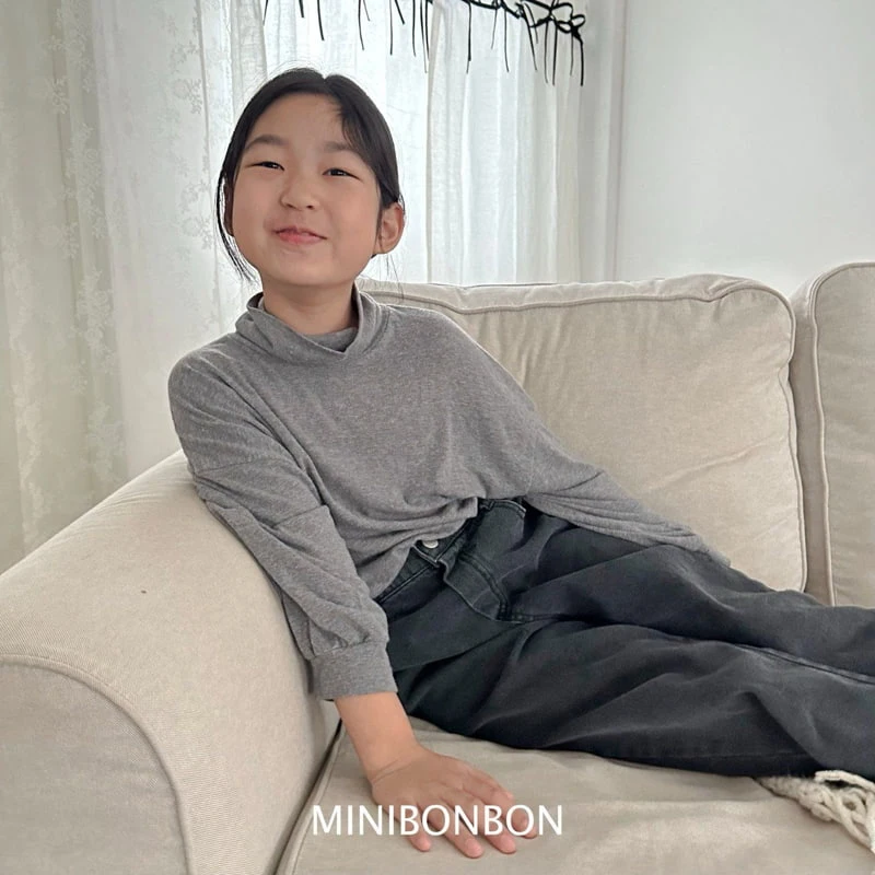 Mini Bongbong - Korean Children Fashion - #childofig - ChewingTurtleneck Tee (with Mom) - 10