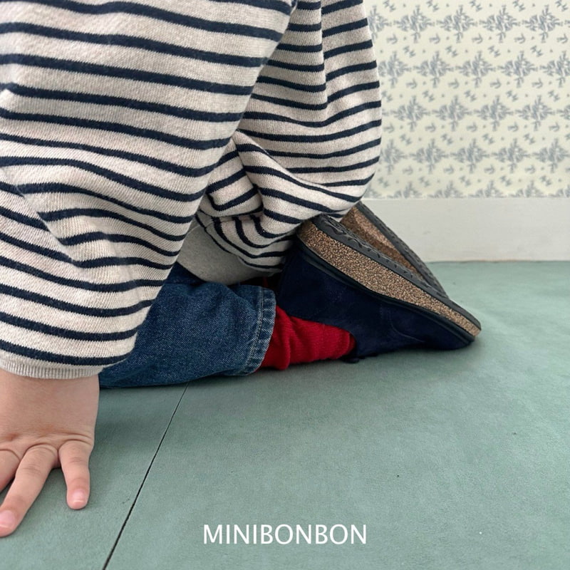 Mini Bongbong - Korean Children Fashion - #childofig - Relay Denim Pants - 5