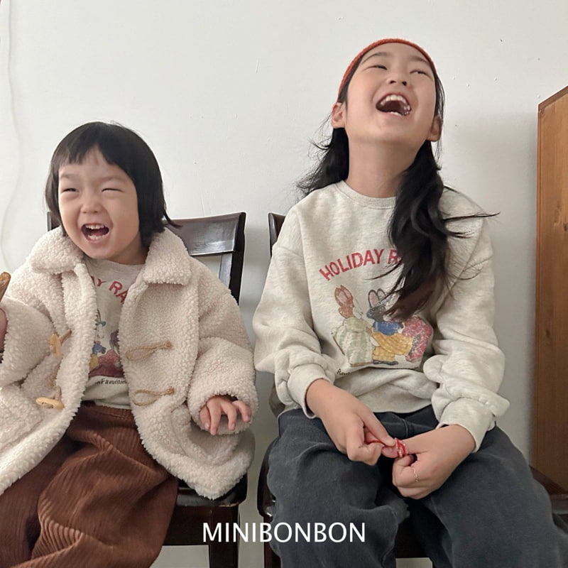 Mini Bongbong - Korean Children Fashion - #discoveringself - Rabbit Sweatshirt - 10