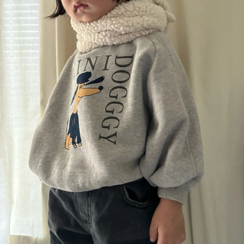 Mini Bongbong - Korean Children Fashion - #fashionkids - Mini Doggy Sweatshirt - 5