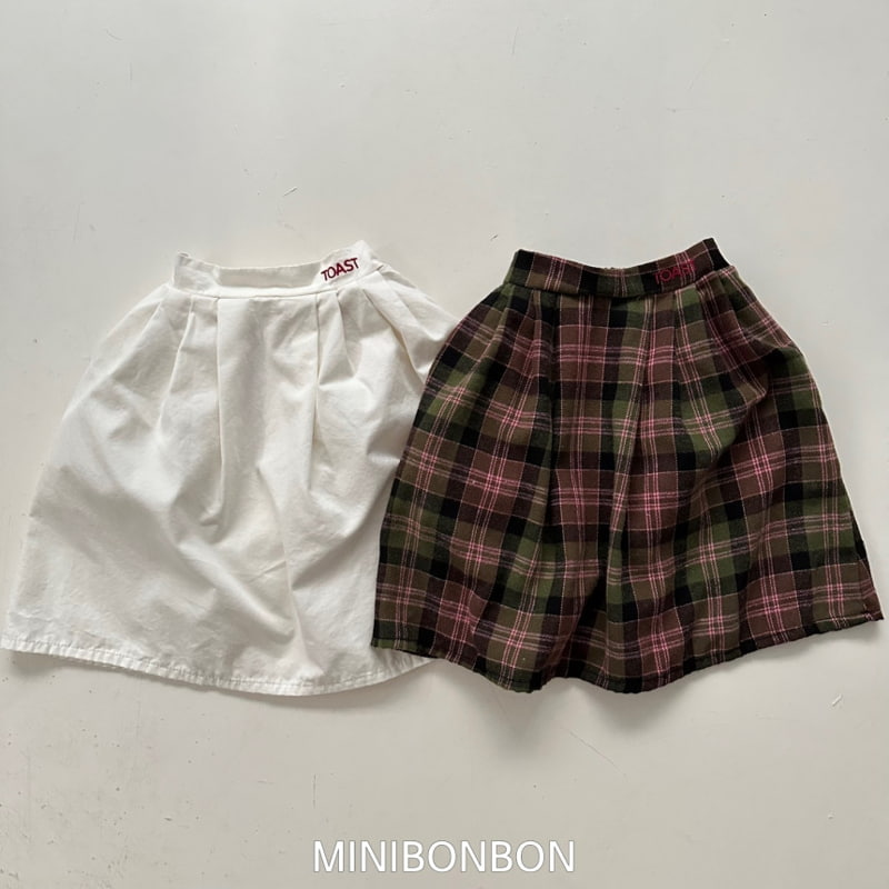 Mini Bongbong - Korean Children Fashion - #kidsshorts - Toast Skirt