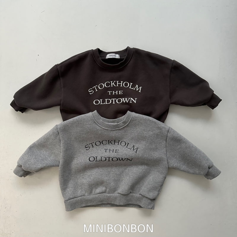 Mini Bongbong - Korean Children Fashion - #kidzfashiontrend - Old Town Sweatshirt (with Mom)