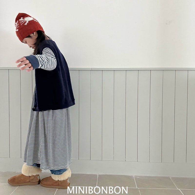 Mini Bongbong - Korean Children Fashion - #littlefashionista - Stripe One-piece - 7