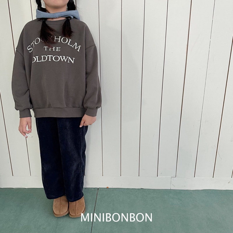 Mini Bongbong - Korean Children Fashion - #prettylittlegirls - Old Town Sweatshirt (with Mom) - 6