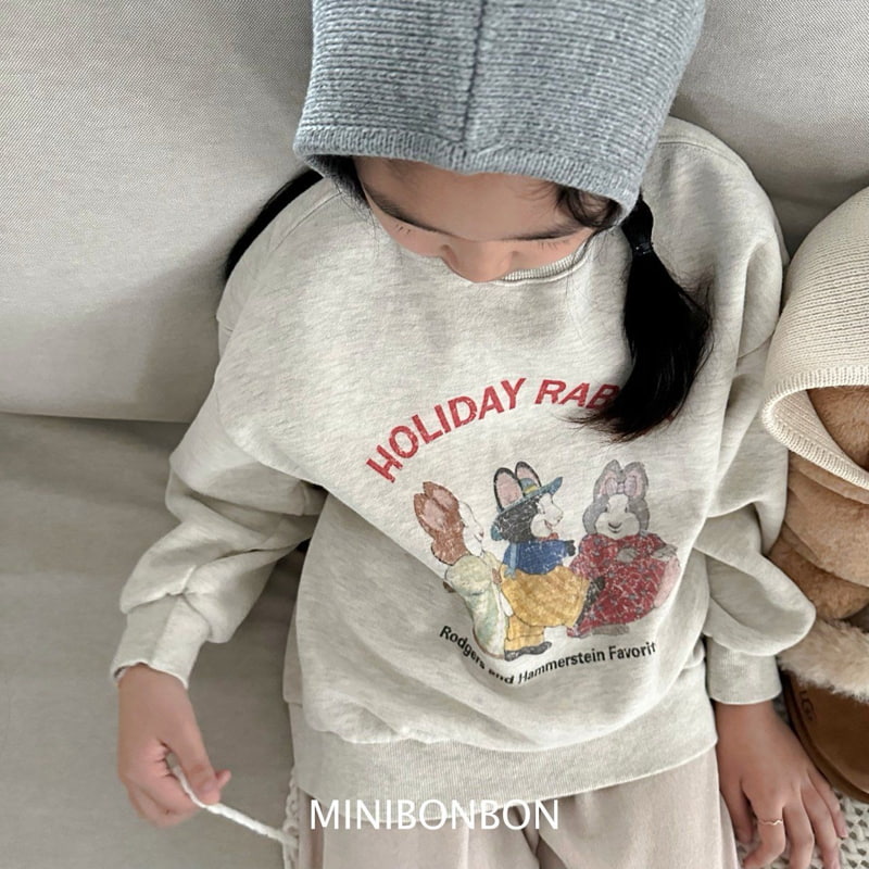 Mini Bongbong - Korean Children Fashion - #prettylittlegirls - Rabbit Sweatshirt - 5