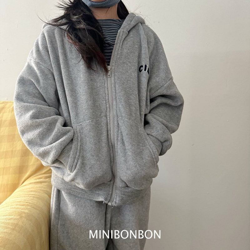 Mini Bongbong - Korean Children Fashion - #prettylittlegirls - Hello Hooded Zip-up - 4