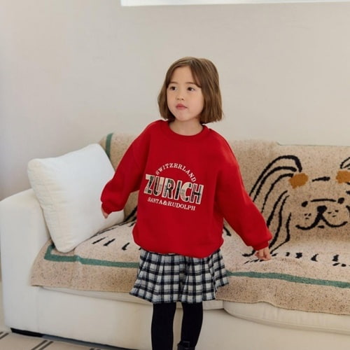 Mini Mellow - Korean Children Fashion - #childofig - Check Pleats Skirt