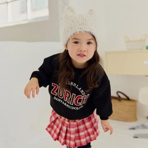 Mini Mellow - Korean Children Fashion - #discoveringself - Zurich Embroidery Sweatshirts