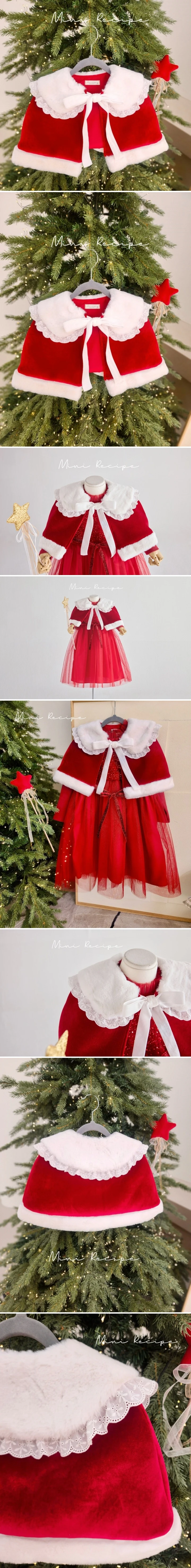 Mini Recipe - Korean Children Fashion - #minifashionista - Christmas Cape