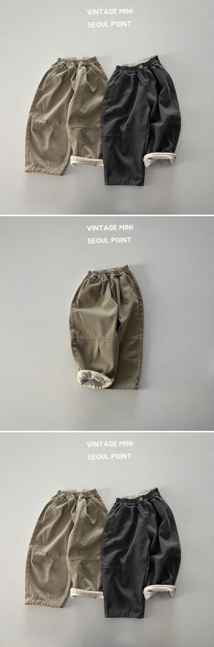 Minipoint - Korean Children Fashion - #discoveringself - Pigment Twill Paul Pants