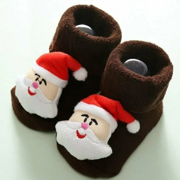 Miso - Korean Baby Fashion - #babyboutique - Bebe Christmas Socks - 6