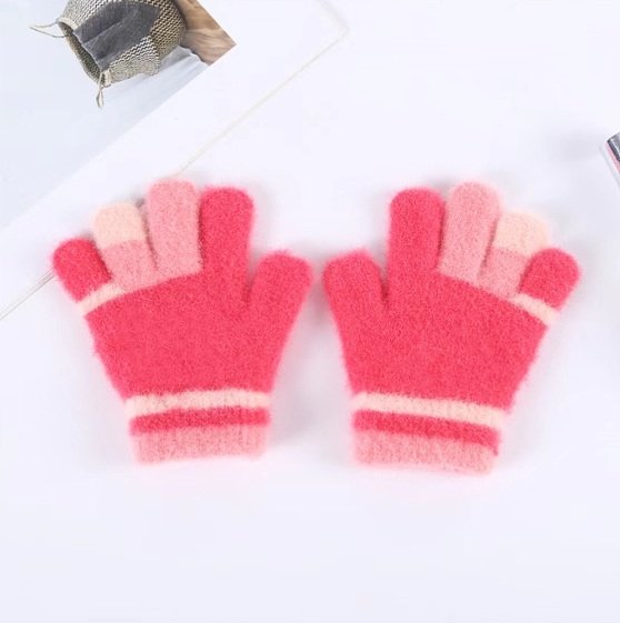 Miso - Korean Baby Fashion - #babyfever - Three Color Finger Gloves - 4