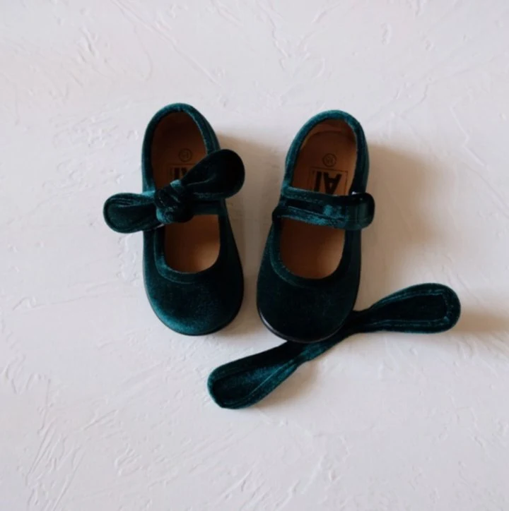 Miso - Korean Baby Fashion - #babyoutfit - Merry Velvet Shoes - 2