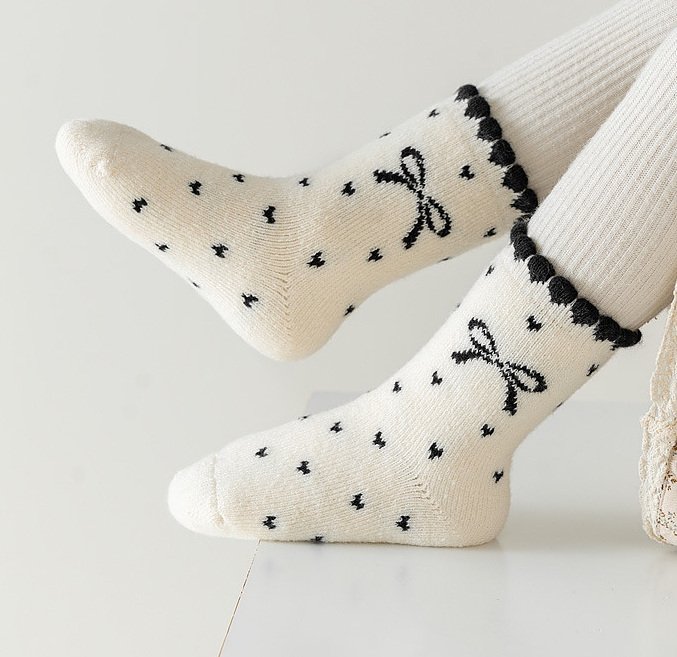 Miso - Korean Children Fashion - #Kfashion4kids - Ribbon Love Socks Set (set of 3) - 11