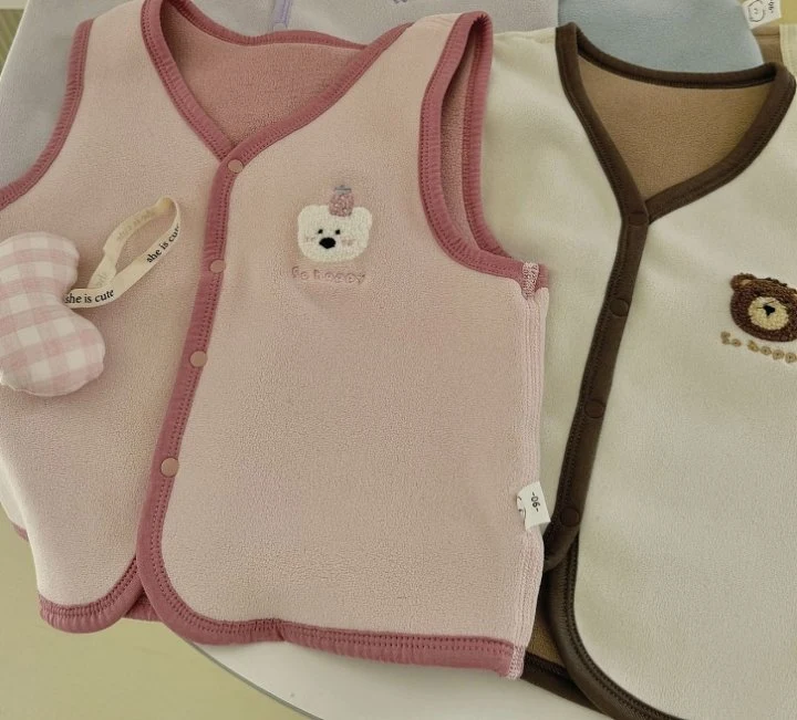 Miso - Korean Children Fashion - #childofig - Warm Patch Vest