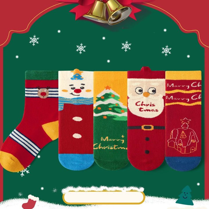 Miso - Korean Children Fashion - #childofig - Merry Christmas Socks Set