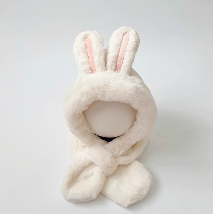 Miso - Korean Children Fashion - #designkidswear - Bunny Hat Muffler - 2