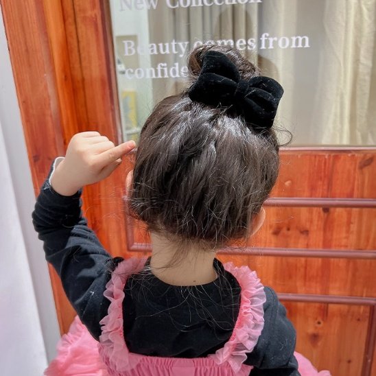 Miso - Korean Children Fashion - #discoveringself - Ribbon Velvet Hair Claw - 9