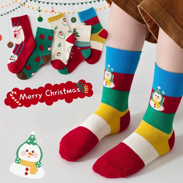 Miso - Korean Children Fashion - #fashionkids - Santa Claus Socks Set - 2