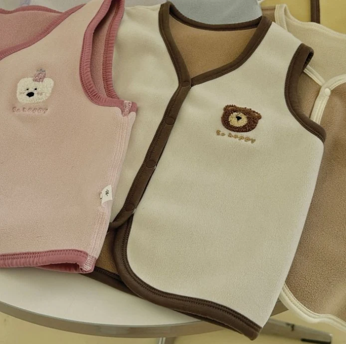 Miso - Korean Children Fashion - #kidsshorts - Warm Patch Vest - 6