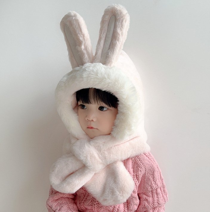 Miso - Korean Children Fashion - #kidsshorts - Bunny Hat Muffler - 5