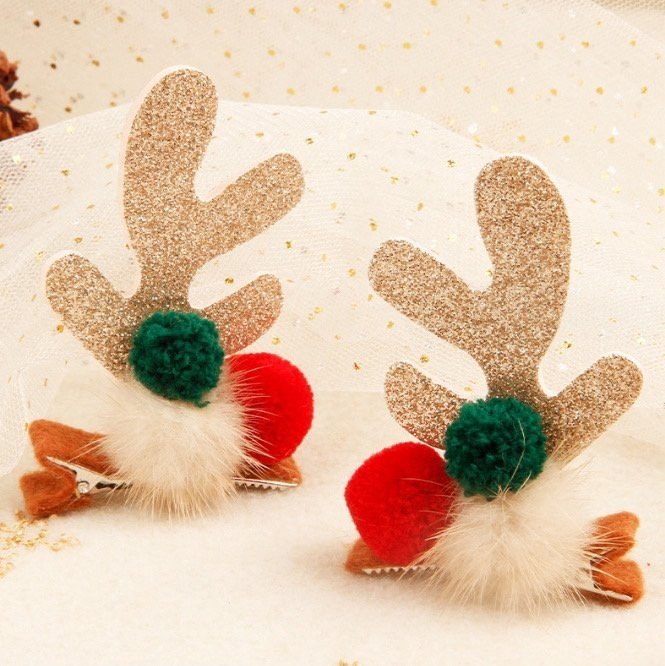 Miso - Korean Children Fashion - #littlefashionista - Pearl Rudolph Hair Claw - 2